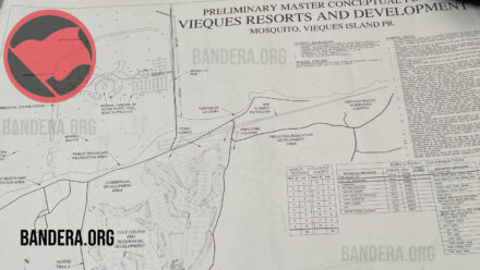 Mapa de desarrollo de resort en Vieques